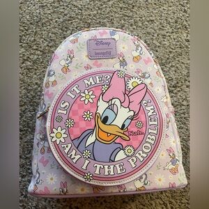 Loungefly Disney Daisy Duck Am I The Problem Mini Backpack